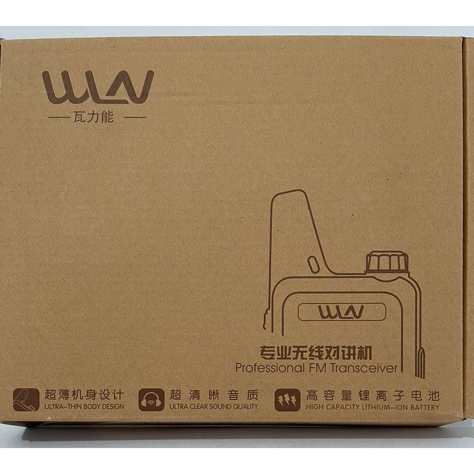 LKDM9299 Stok terbaru  PXTON - Sepasang HT WLN KD - C1 HT UHF Free Handsfree Lengkap KDC1 WLAN ORIGI