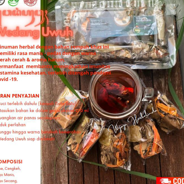 

RZVS6535 Jangan Sampai Kehabisan!!! Wedang Uwuh "ꦮꦺꦢꦁꦲꦸꦮꦸꦃ" I Komplit Gula Batu 1 Pack isi 10 sachet I Antioksidan I COD I Herbal