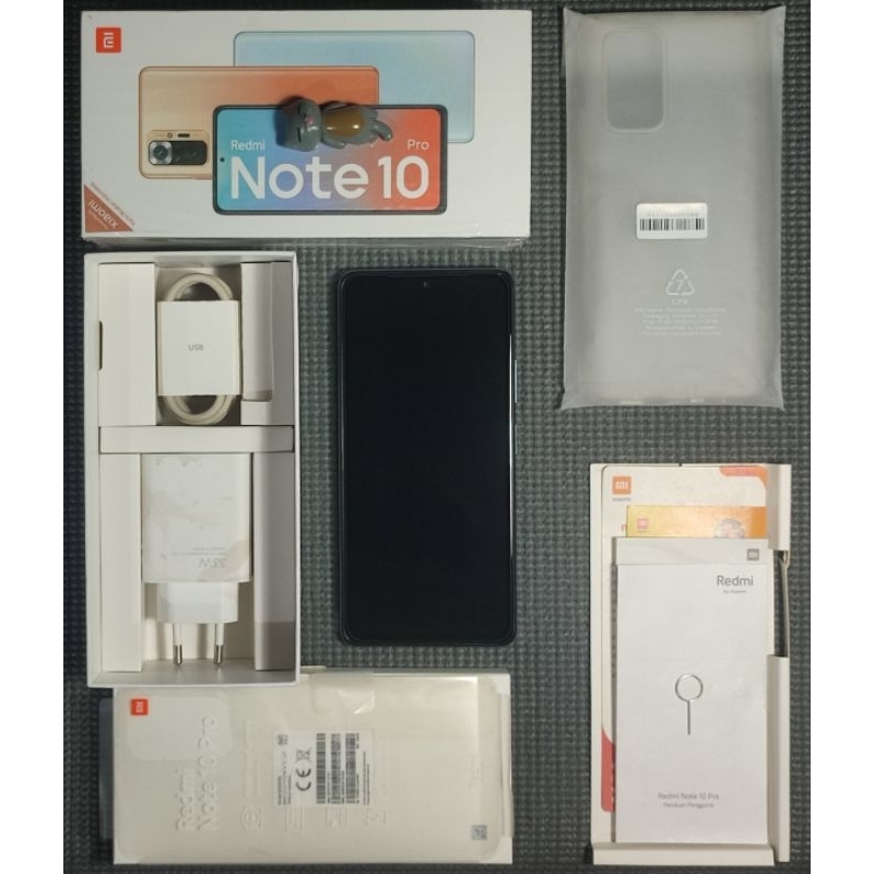 Xiaomi Redmi Note 10 Pro Ram 8/128GB Fullset Second