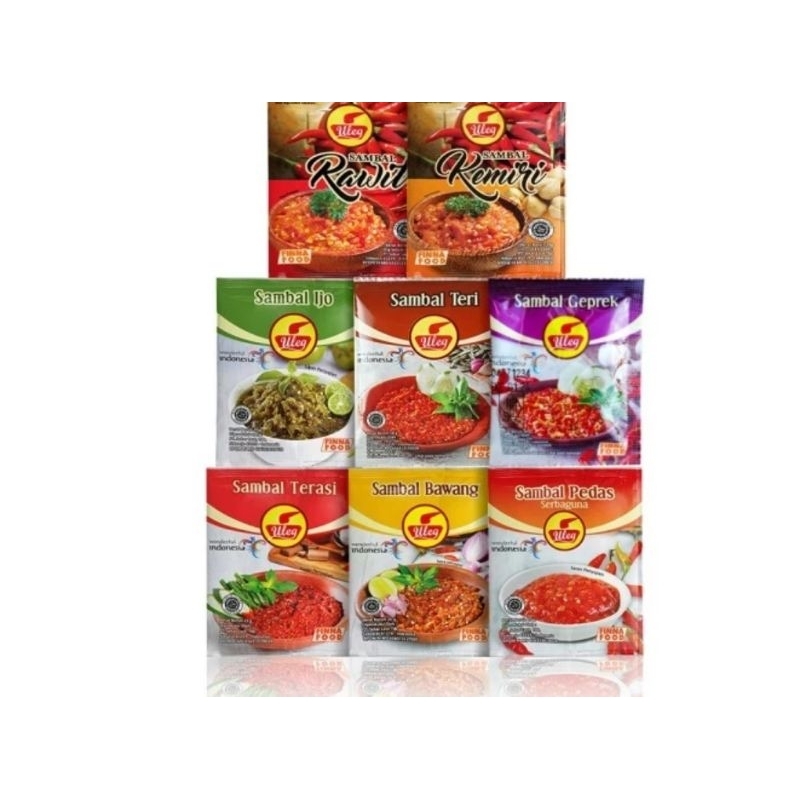 

SAMBAL ULEG FINNA FOOD 1 pack isi 10 sachet