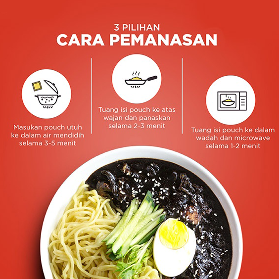 

Terkini Mujigae by Wonhae Jajangmyeon 265 gr / Mie Saus Pasta Kedelai Hitam Korea / Jjajjangmyeon / JJajangmyeon / Jjangmyun / Makanan Korea Instan Halal