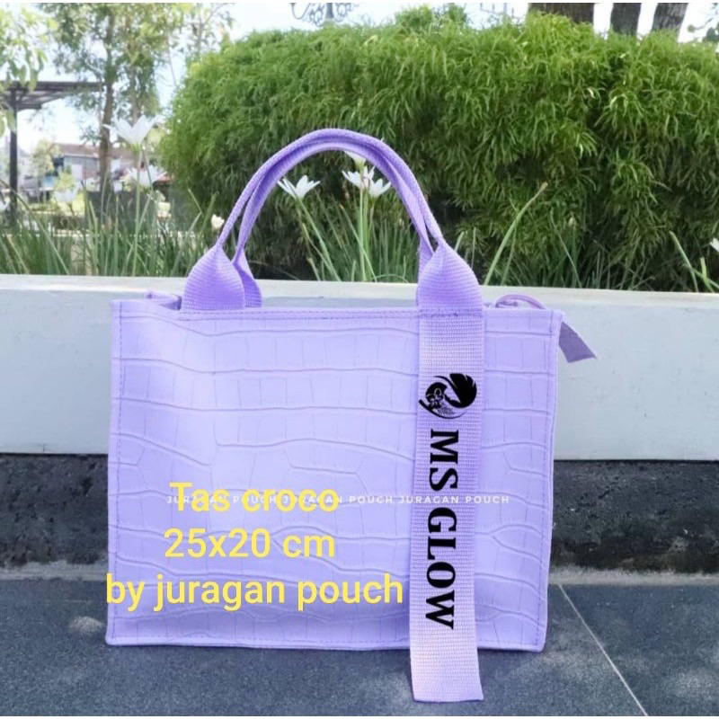 (minimal order 50 pc)TAS CROVO MJ 25x20x10 cm SOUVENIR TAS MJ CROCO DOF souvenir tas trendy tas souv