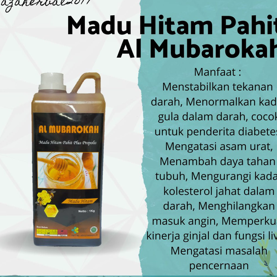 

✾✱ Madu Hitam Pahit Al Mubarokah Kemasan 1 Kg