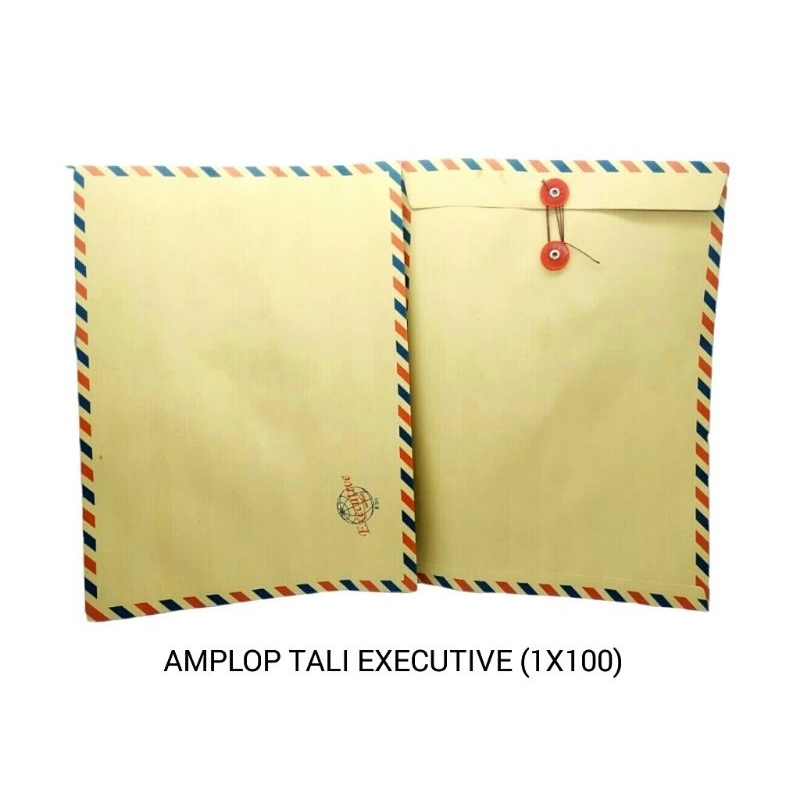 

Amplop Coklat Tali Executive Airmail