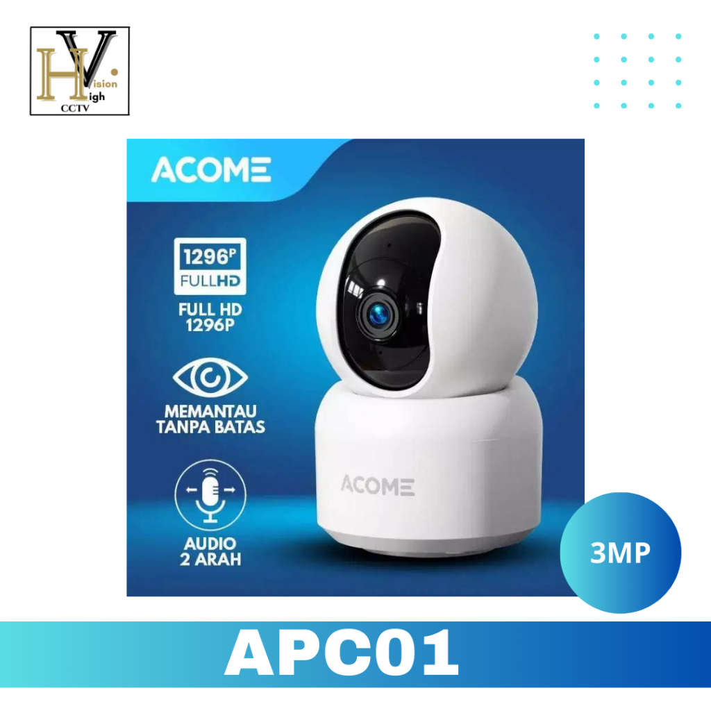 CAMERA CCTV ACOME APC01 3MP INDOOR