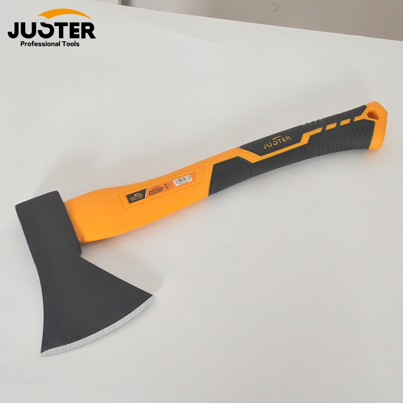 Kapak Pemotong Kayu Kuat Dan Tajam /  Kapak Kayu Baja Gagang Fiber 600 Gram Merk Juster