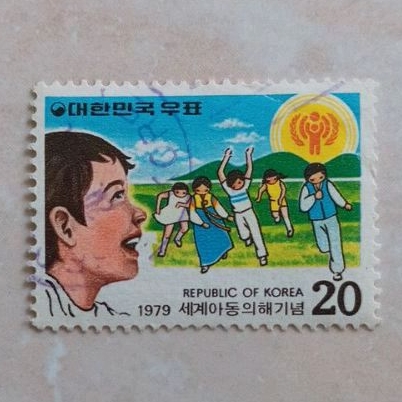 

(AD) Perangko Korea Selatan 1979 International Year of the Child ₩20 Used