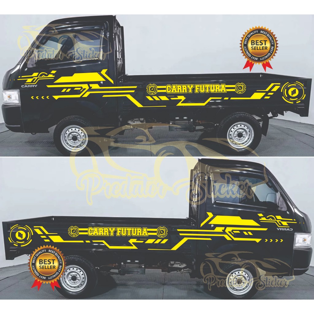 [COD] PROMO CUTTING STIKER STICKER MOBIL PICK UP CARRY FUTURA NEW BISA CUSTOM NAMA