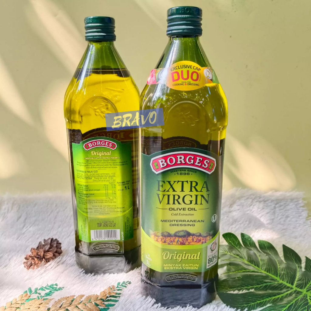 

Minyak Zaitun BORGES Extra Virgin Olive Oil 1 Liter | BORGES 500ml ( Izin POM ) Bisa Langsung Minum.