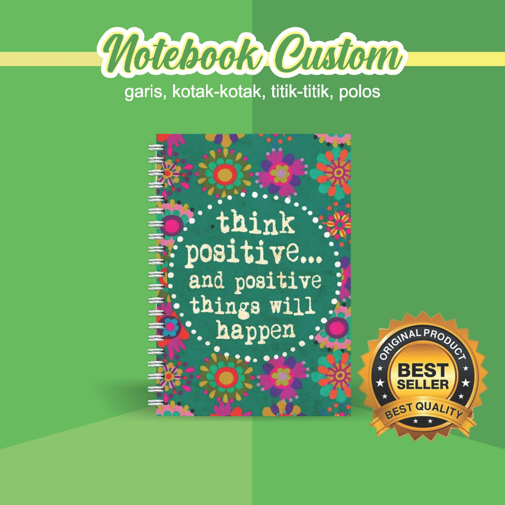 

NOTEBOOK A5 CUSTOM CATATAN/JURNAL BOOKPAPER GRID/KOTAK2#DOTTED/TITIK2#BLANK/POLOS
