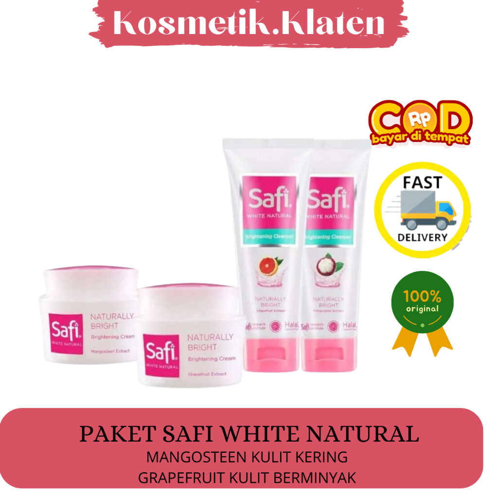 [COD] Paket Safi White Natural Mangosteen / Grapefruit