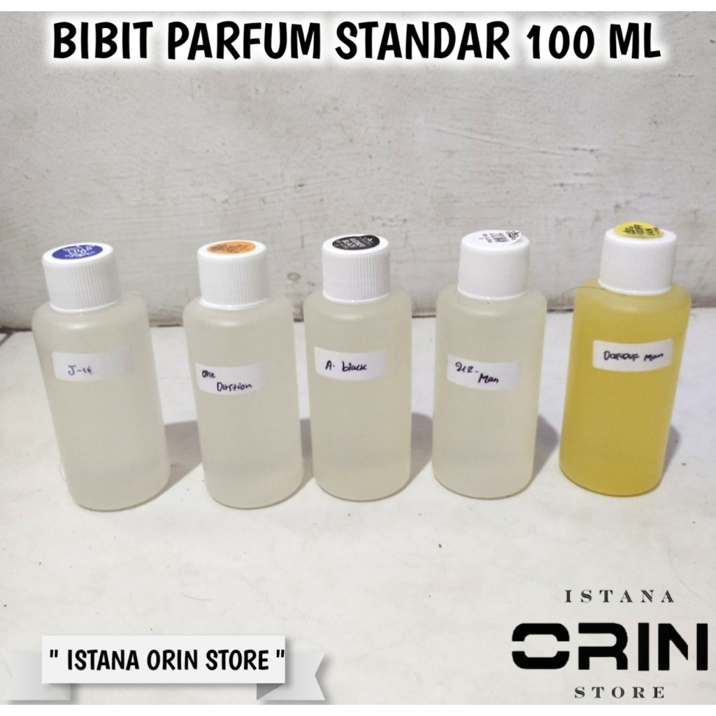 BIBIT PARFUM MURNI STANDAR ISI 100ML ( NON AL-KOHOL TANPA CAMPURAN )