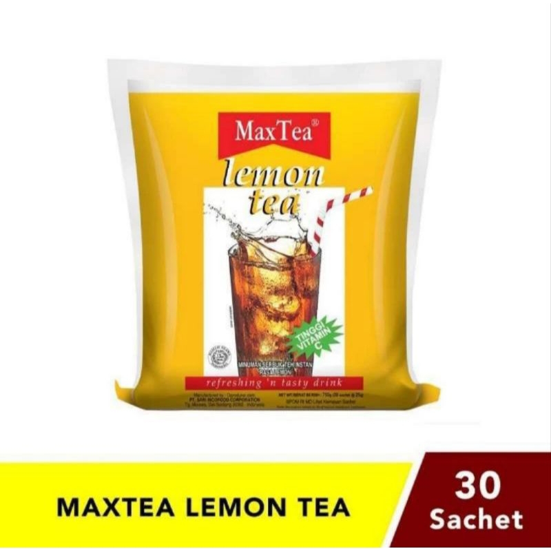 

Lemon tea maxtea 1bag x 3 renceng / 30pcs