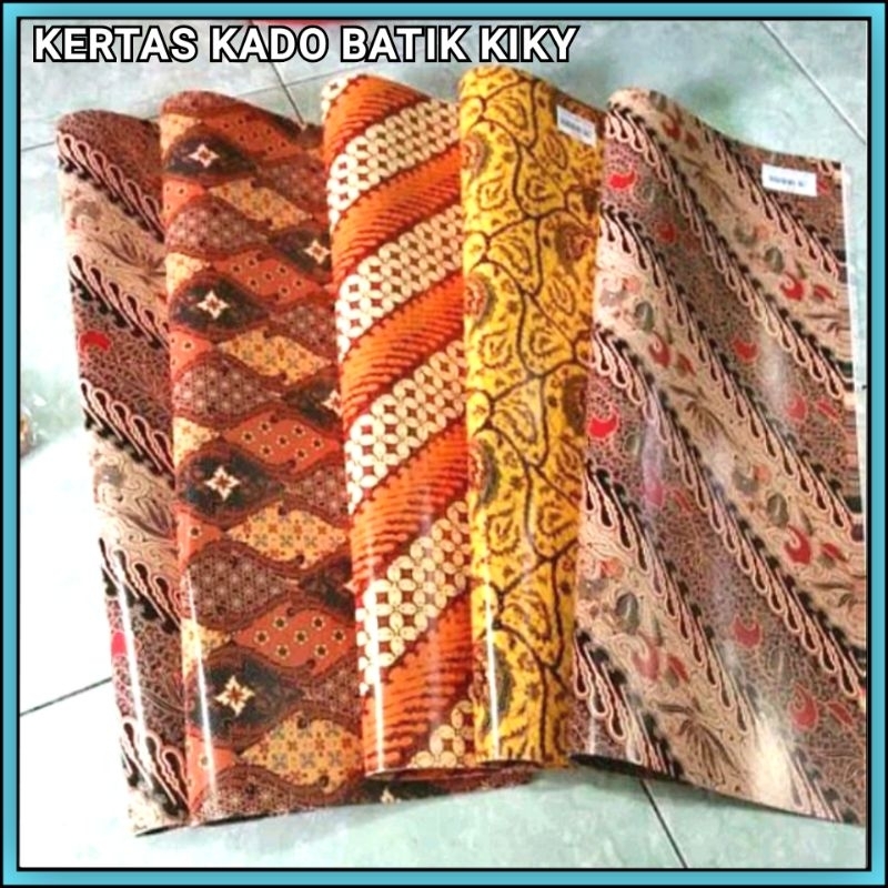 

Kertas Kado Batik Kiky / Sidu Isi 10 Lembar