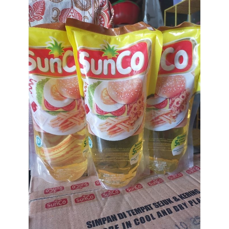 

minyak sunco pouch kemasan 1 liter