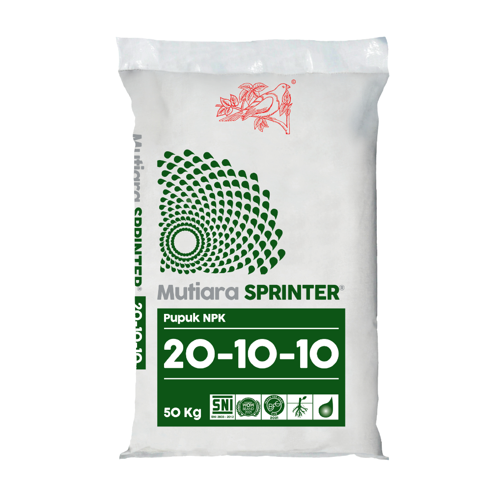 Pupuk Meroke NPK Mutiara SPRINTER 20-10-10 - 1 kg