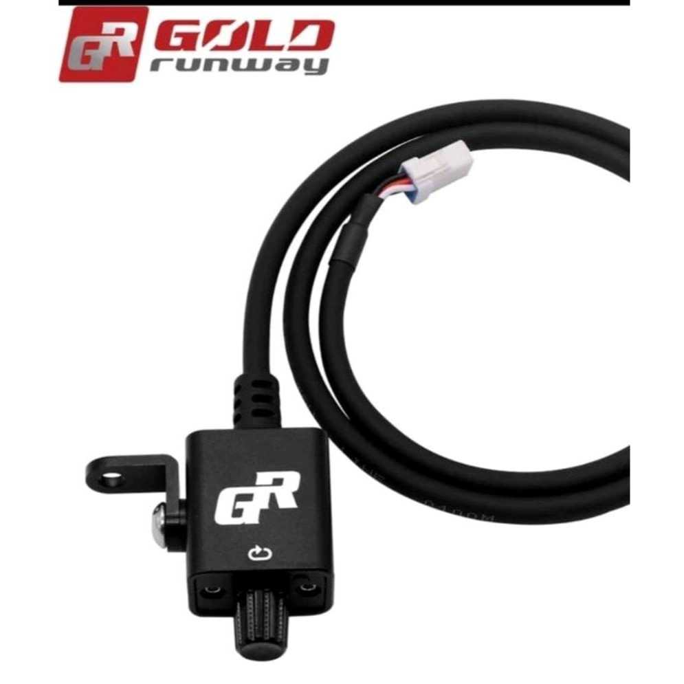 Gold Runway Lampu lamp 50watt GR-50x full set Yellow Frame