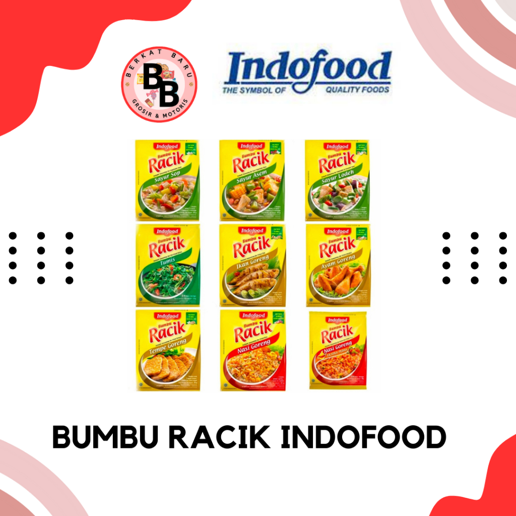 

[BB SNACK] Bumbu Racik Instant Indofood HARGA PER RENTENG ISI 10PCS