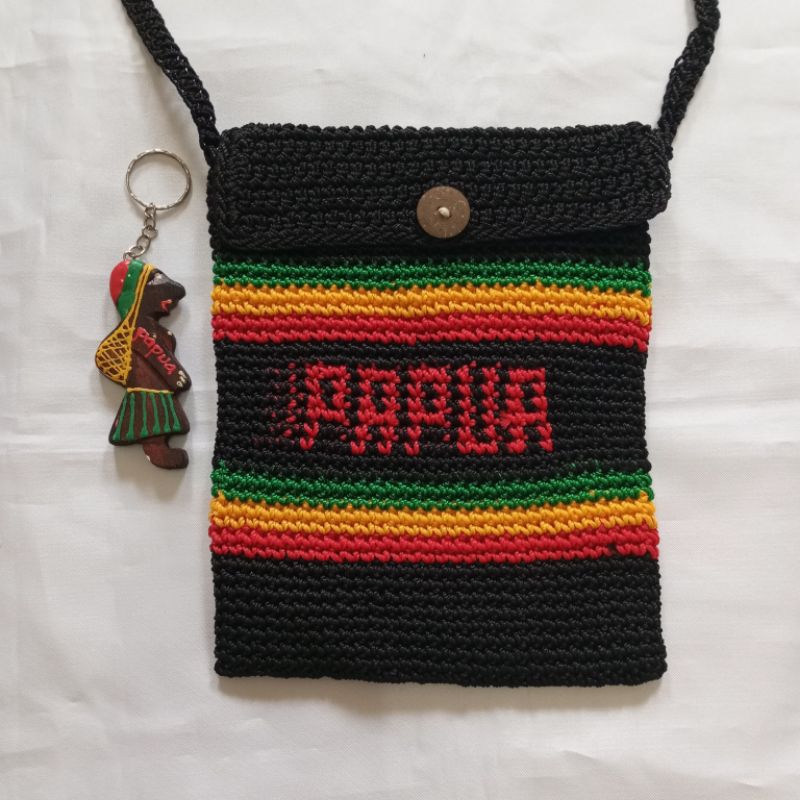 Tas Rasta Papua Gratis Souvenir Gantungan Kunci