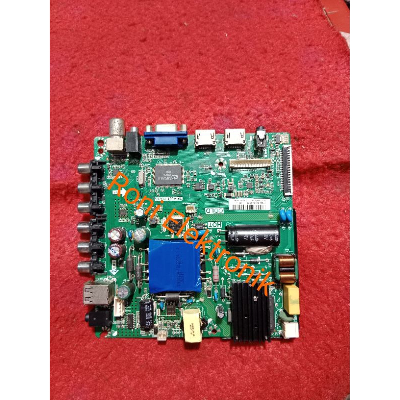 COOCAA 32E21W MAINBOARD MB TV LED - MOTHERBOARD - MESIN TV COOCAA 32E21W