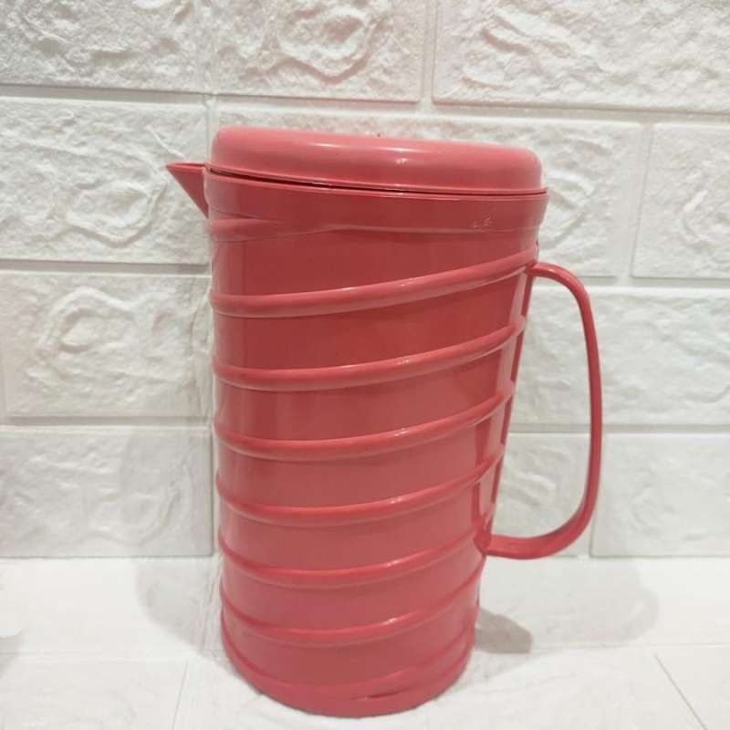 TEKO YUYI PINK  murah / Teko Plastik Air Minum 1.5 Liter / Jug / Pitcher Plastik / Teko Ulir Plastik