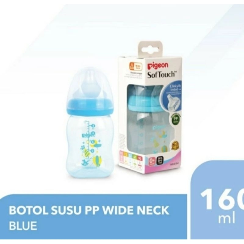 PIGEON Botol Susu PP Wideneck 160ml - PIGEON Botol Susu PP Wideneck 240ml