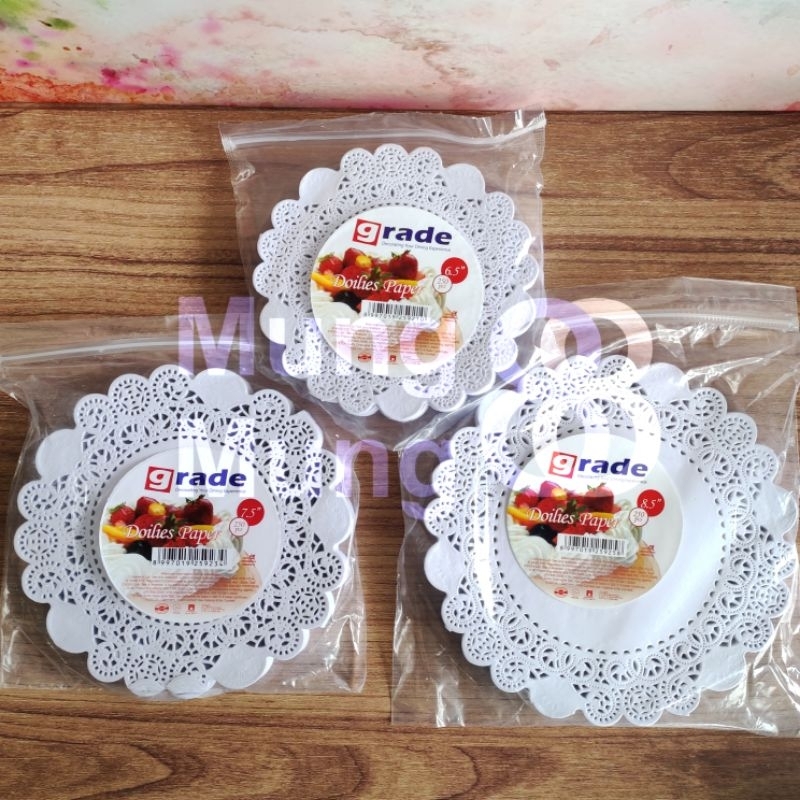 Doilies Paper / Kertas Doilies / Alas Kue / Kertas Renda isi 250pcs