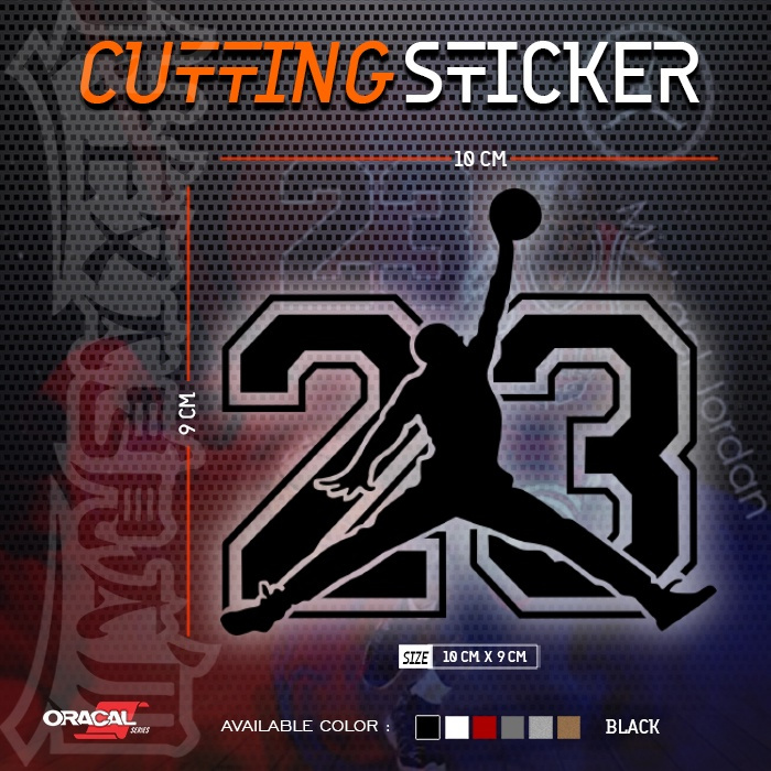Cutting Sticker AIR JORDAN 23 | Stiker Cutting AIR JORDAN 23