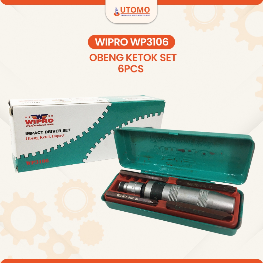 OBENG KETOK SET 6PCS WP3106 WIPRO