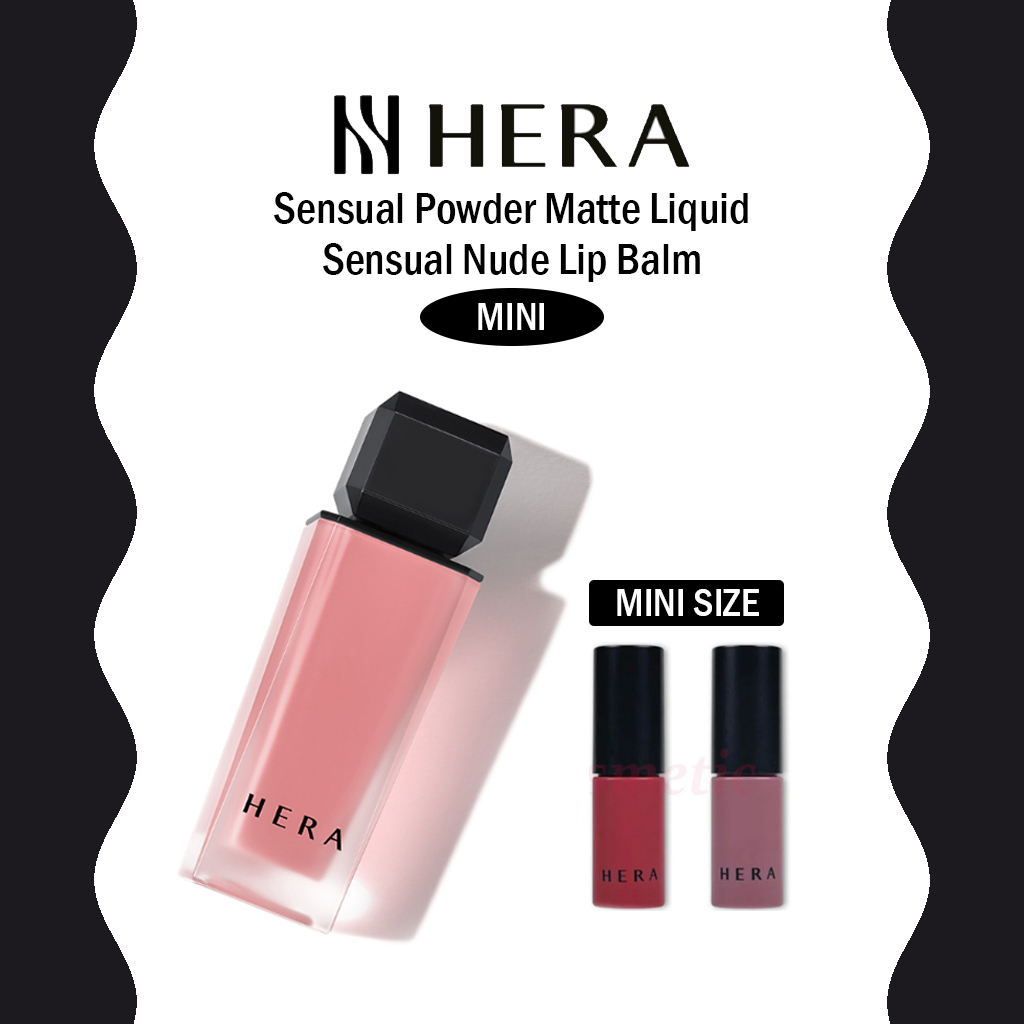 [READY PASTI ORI EXP 10-2027] HERA Sensual Gloss Powder Matte Liquid Nude Lip Balm Mini Liptint