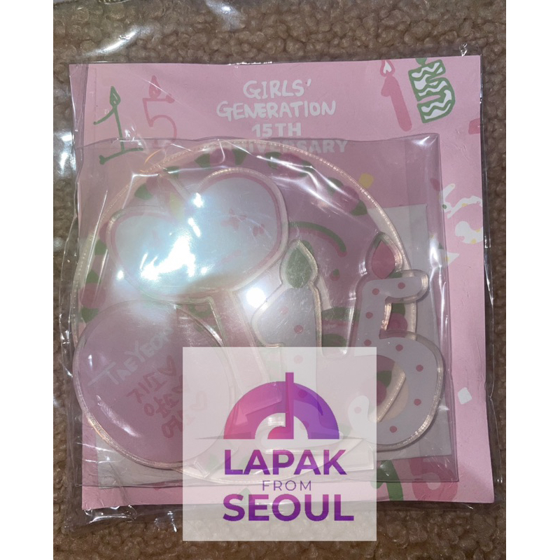 TAEYEON ACRYLIC STAND AND AR VOICE SET PHOTOCARD SEALED