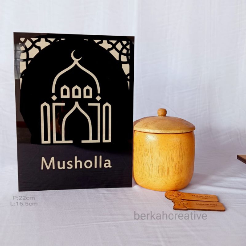 Papan Tanda Mushola | Sign Mushola
