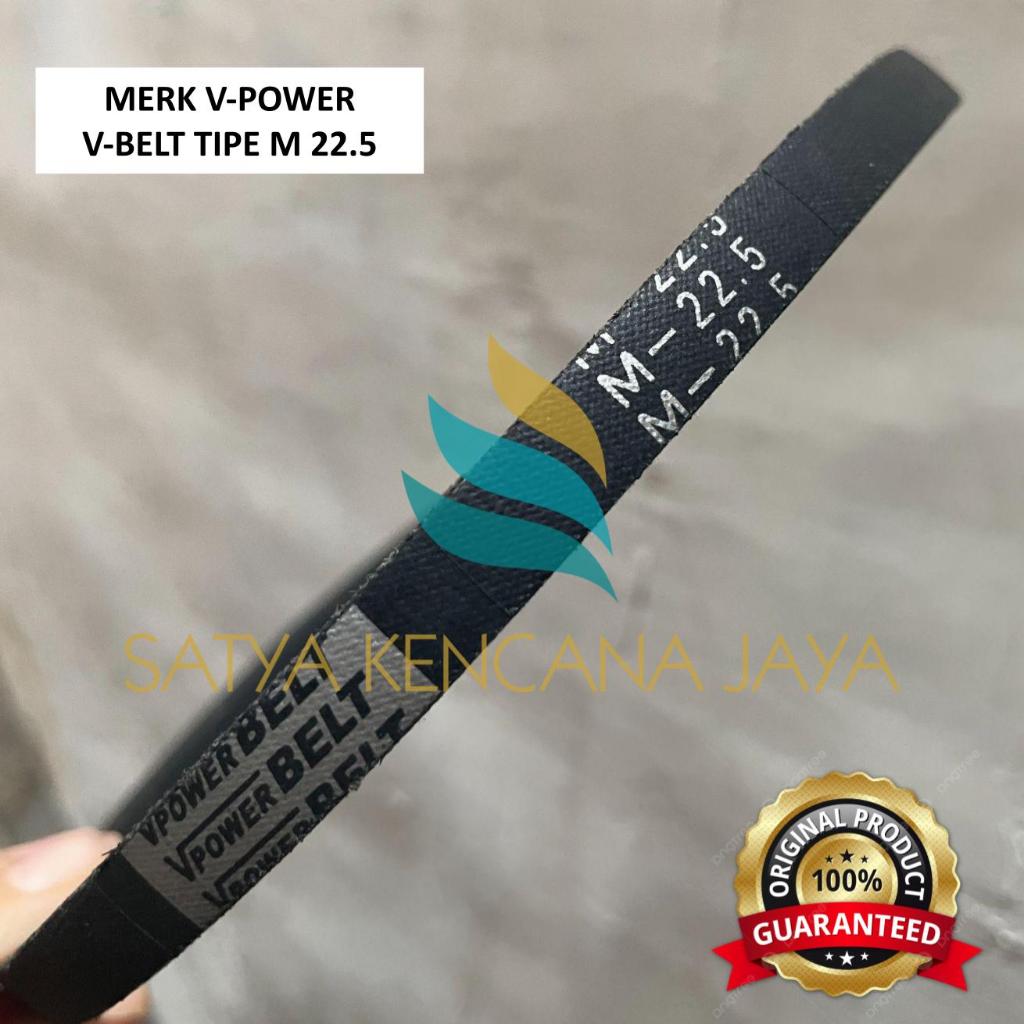 V-BELT M 22.5 V-POWER BY BANDO FANBELT MESIN CUCI VANBELT TALI KIPAS MESIN CUCI POLYTRON SAMSUNG SAN