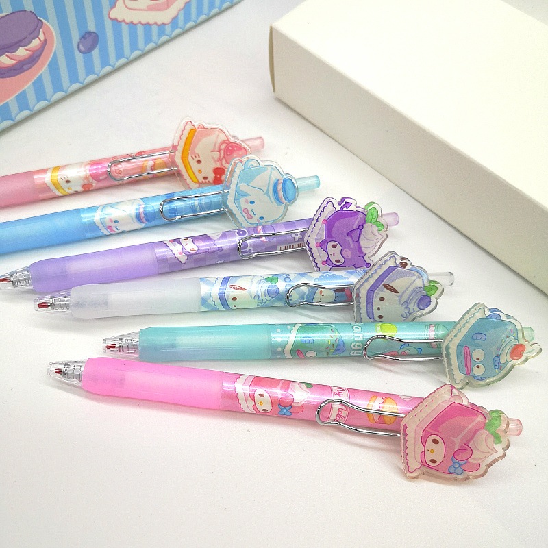 

GEMILANG - PULPEN GEL SANRIO MERMAID & CAKE SERIES MODEL MIKA TINTA HITAM KARAKTER CINNAMOROL 0.5MM TINTA HITAM | ALAT TULIS SEKOLAH | PERLENGKAPAN SEKOLAH | ALAT TULIS KANTOR | PULPEN ANAK SD ANAK