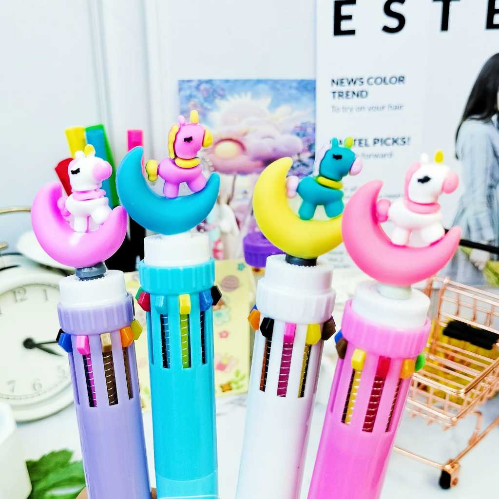 

PEN CETEK 10 WARNA UNICORN BOLPEN UNICORN IMPORT PULPEN LUCU PERALATAN SEKOLAH ALAT TULIS UNICORN!!!