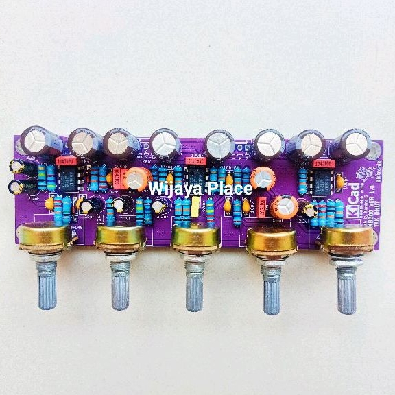 Kit peavey KB 300 preamp kendang tak dut pcb double layer original ic full update komponen