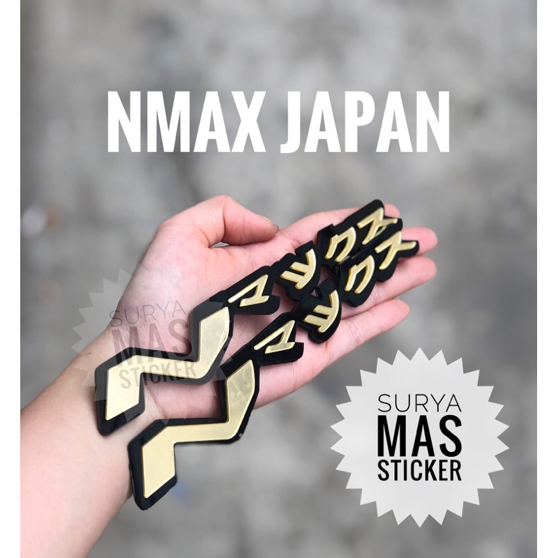 emblem logo nmax japan arkilik motor sepasang