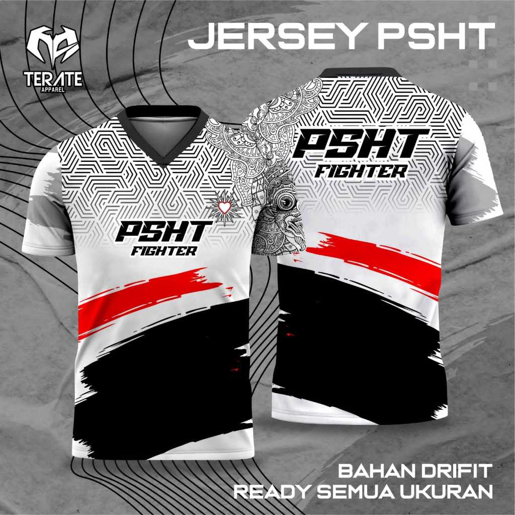 jersey psht - jersey terate fighter-jersey olahraga