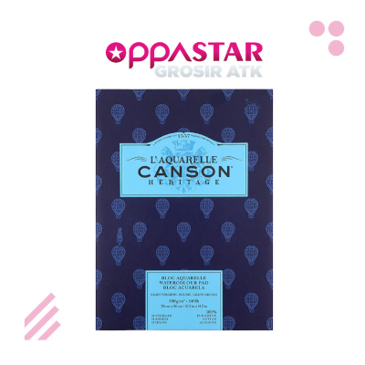 

Kertas Lukis Watercolor Canson Heritage Rough 26 x 36 100720019