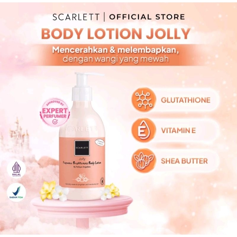 Scarlet Whitening Body Lotion Jolly