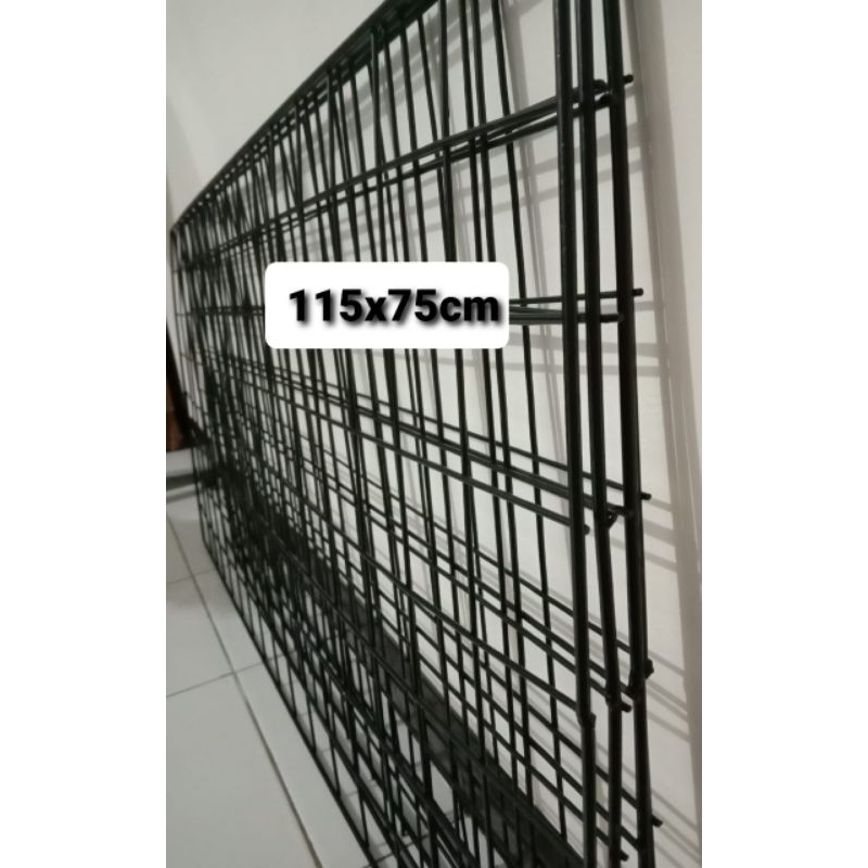 (COD)RAM KAWAT 115×75 CM TEBAL 5MM,RAK DISPLAY PAJANGAN DINDING,WIRE GRID HITAM KUAT DAN KOKOH-GANTU