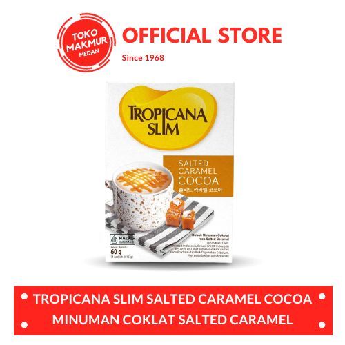 

TROPICANA SLIM SALTED CARAMEL COCOA 60 GR