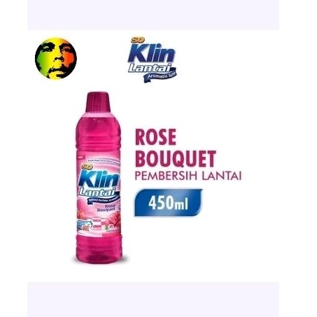 Soklin pembersih lantai botol 450 rose