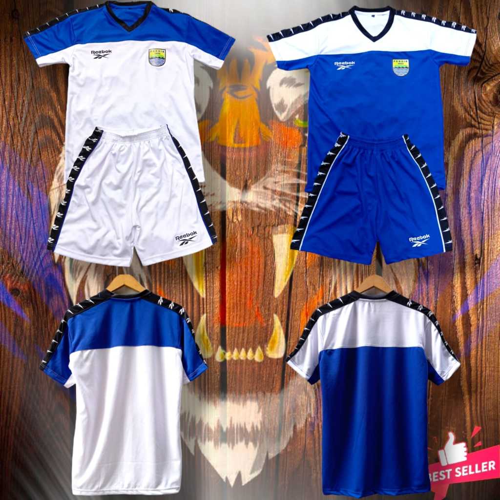 HARGA PROMO Baju bola persib retro 2000 SETELAN KUALITAS gr4d3 0r1 LOGO TIMBUL