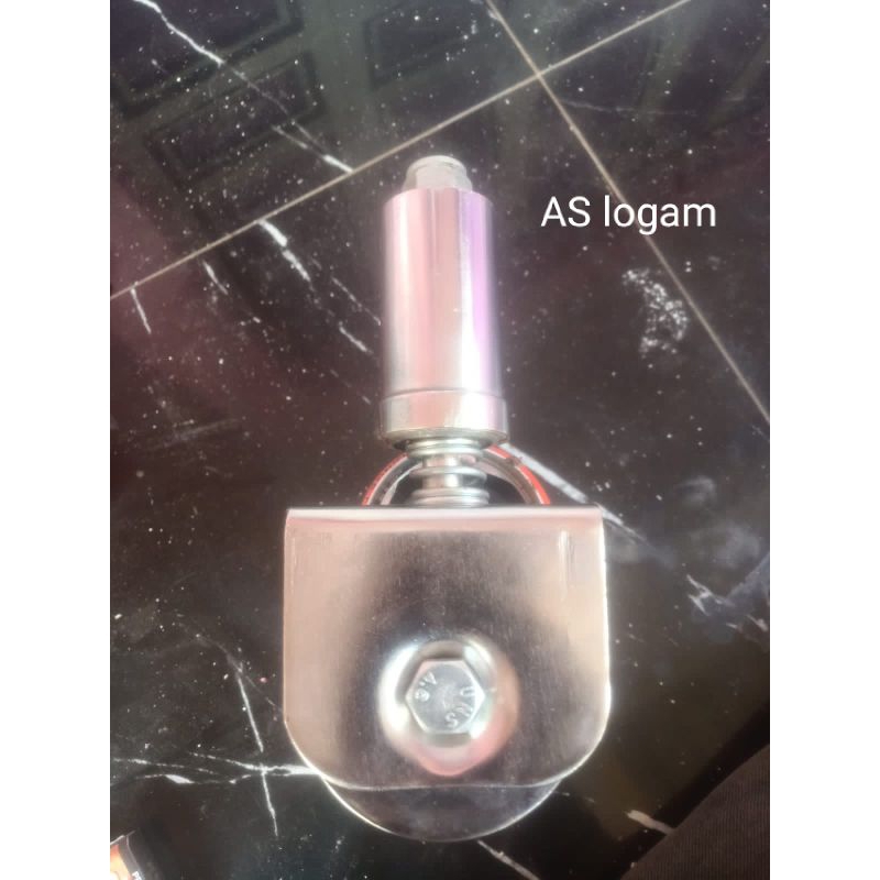 Roda pintu pagar sliding besi super 8 cm solusi buat roda pagar