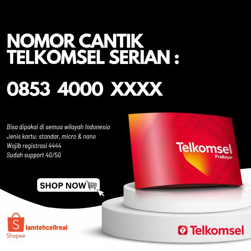 NOMOR CANTIK AS SERIAN 4000 COMBO SAKTI - KARTU PERDANA