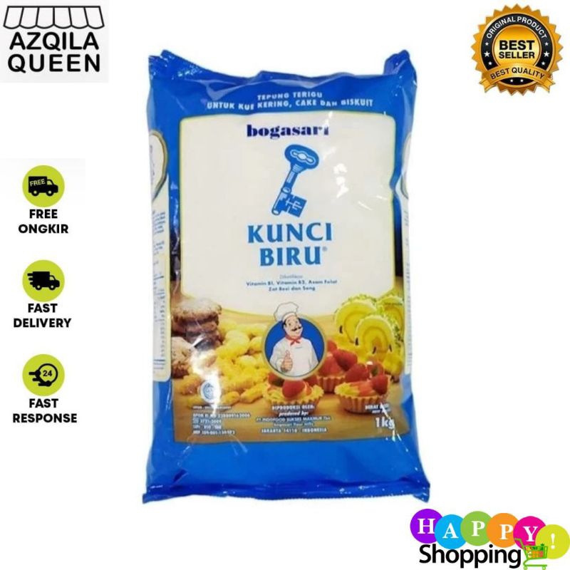

Bogasari terigu Kunci Biru 1kg