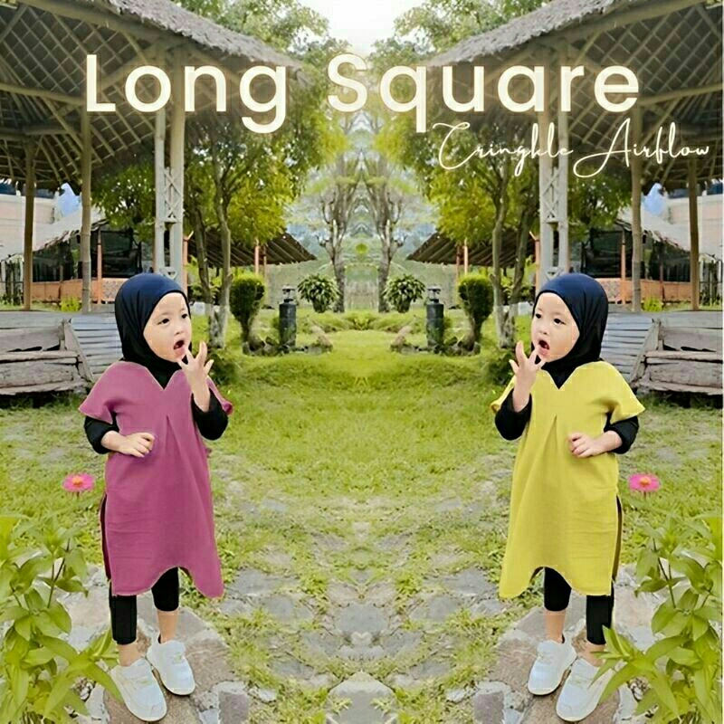 Baju Long Square Nagita Anak
