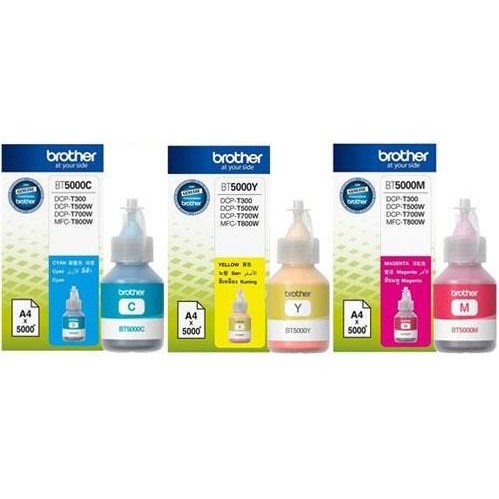 BROTHER BT5000 BT-5000 BT 5000 Cyan, Magenta, Yellow Tinta Brother ORIGINAL MURAH