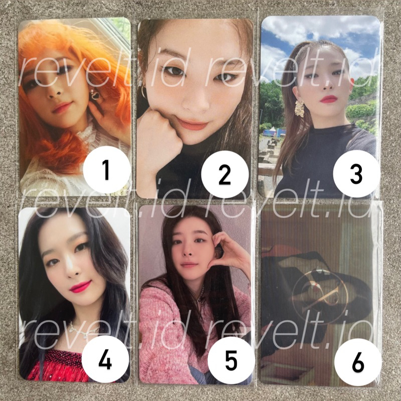 RED VELVET SEULGI OFFICIAL PHOTOCARD PC